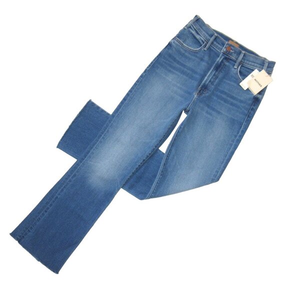 MOTHER Denim - NWT Mother The Hustler Ankle Fray in Layover Stretch Crop Jeans 27